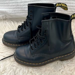 Dr Martens docs size 8 women’s. Dark navy blue. Never been worn. No box. Matte